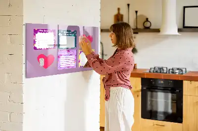 Lavagna magnetica per disegnare motivo note spaventose