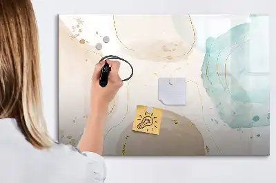 Lavagna magnetica per disegnare modello schizzi d'acquerello