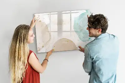 Lavagna magnetica per disegnare modello schizzi d'acquerello