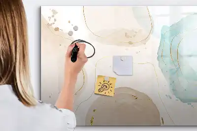 Lavagna magnetica per disegnare modello schizzi d'acquerello