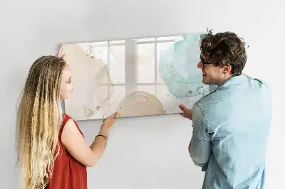 Lavagna magnetica per disegnare modello schizzi d'acquerello