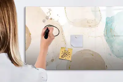 Lavagna magnetica per disegnare modello schizzi d'acquerello