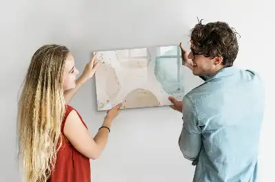 Lavagna magnetica per disegnare modello schizzi d'acquerello