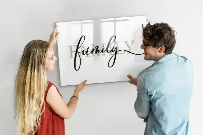 Lavagna magnetica modello Testo Famiglia
