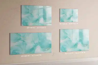 Lavagna magnetica per scrivere con motivo astratto effetto marmo
