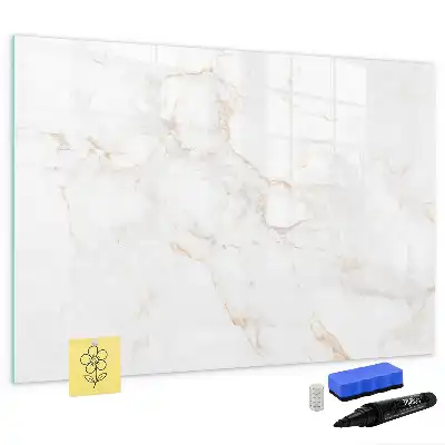 Lavagna magnetica dal design elegante effetto marmo