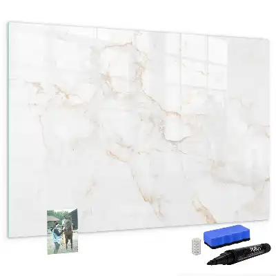Lavagna magnetica dal design elegante effetto marmo