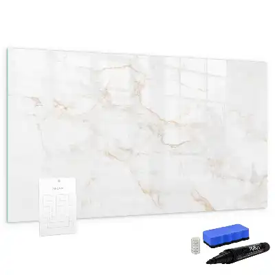 Lavagna magnetica dal design elegante effetto marmo