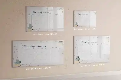 Lavagna magnetica per scrivere pianificatore del mese