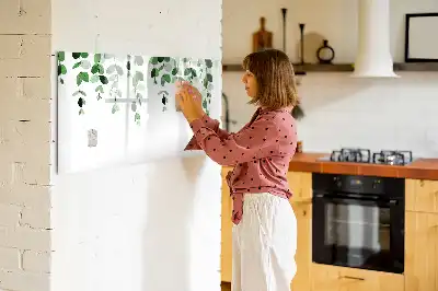 Lavagna magnetica con design a foglie di piante