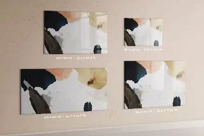 Lavagna magnetica decorazione murale con stampa astrazione di macchie