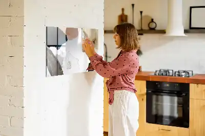 Lavagna magnetica decorazione murale con stampa astrazione di macchie