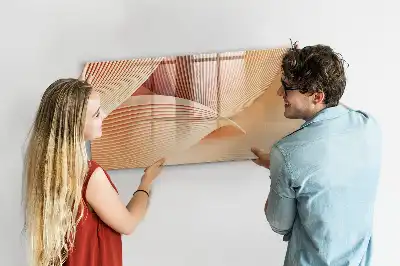 Lavagna magnetica per disegnare con motivo astratto a onde