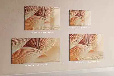 Lavagna magnetica per disegnare con motivo astratto a onde