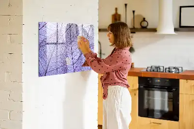 Lavagna magnetica decorazione con motivo foglie della natura