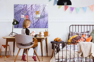 Lavagna magnetica decorazione con motivo foglie della natura