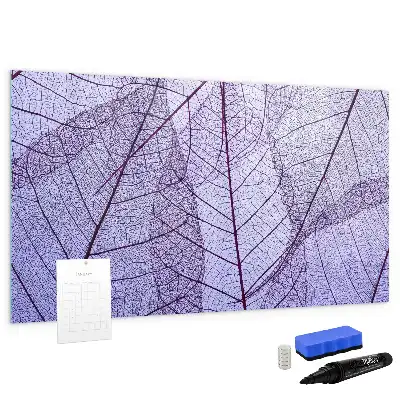 Lavagna magnetica decorazione con motivo foglie della natura