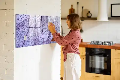 Lavagna magnetica decorazione con motivo foglie della natura