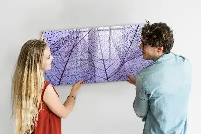 Lavagna magnetica decorazione con motivo foglie della natura