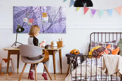 Lavagna magnetica decorazione con motivo foglie della natura