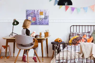 Lavagna magnetica decorazione con motivo foglie della natura