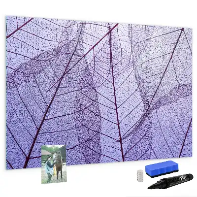 Lavagna magnetica decorazione con motivo foglie della natura