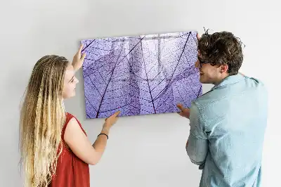 Lavagna magnetica decorazione con motivo foglie della natura