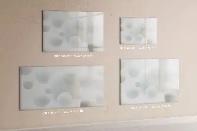Lavagna magnetica per disegnare modello astrazione di sfere