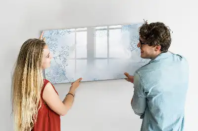 Lavagna magnetica per scrivere modello Schizzo di piante
