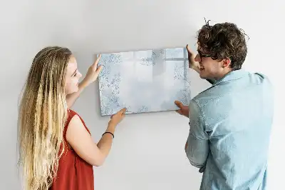 Lavagna magnetica per scrivere modello Schizzo di piante