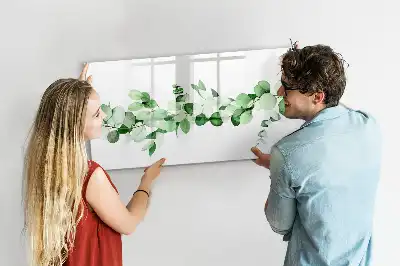 Lavagna magnetica per disegnare motivo rami di piante