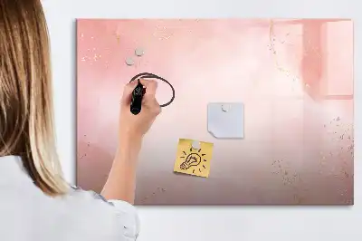 Lavagna magnetica per disegnare colore marmo rosa