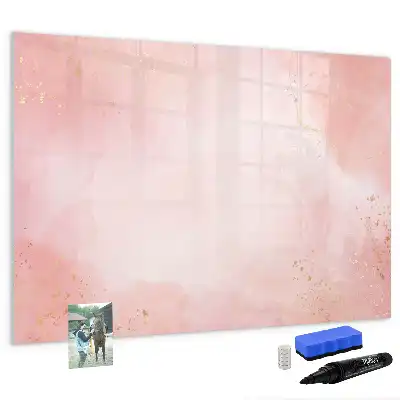 Lavagna magnetica per disegnare colore marmo rosa