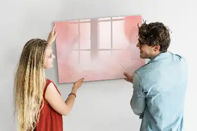 Lavagna magnetica per disegnare colore marmo rosa