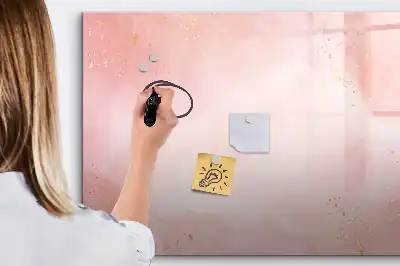 Lavagna magnetica per disegnare colore marmo rosa