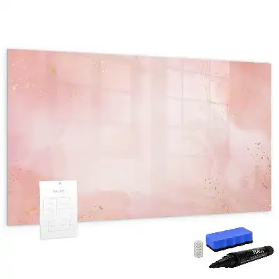 Lavagna magnetica per disegnare colore marmo rosa