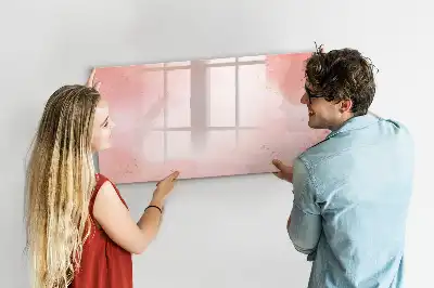Lavagna magnetica per disegnare colore marmo rosa