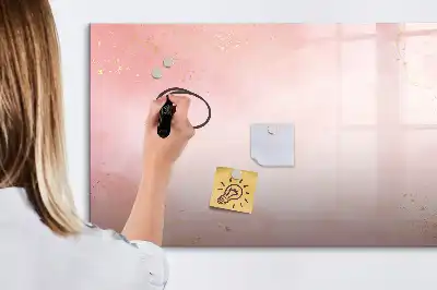 Lavagna magnetica per disegnare colore marmo rosa