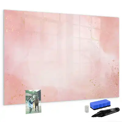 Lavagna magnetica per disegnare colore marmo rosa
