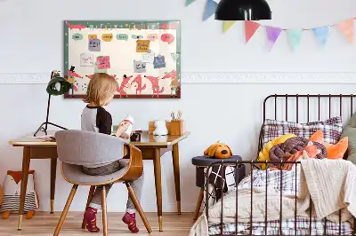 Lavagna magnetica per scrivere pianificatore settimanale per bambini