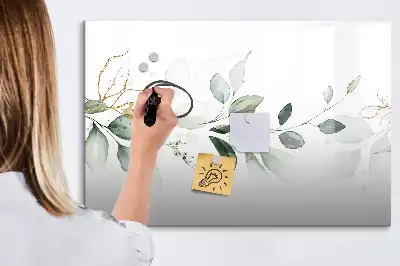 Lavagna magnetica versione con design astratto