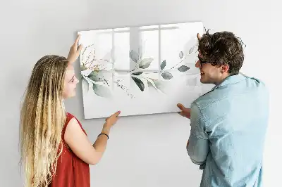 Lavagna magnetica versione con design astratto