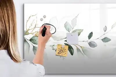 Lavagna magnetica versione con design astratto