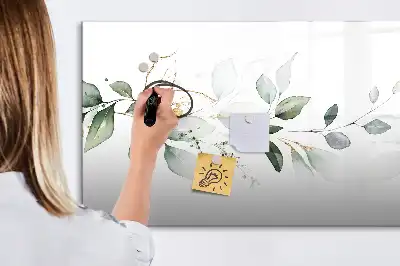 Lavagna magnetica versione con design astratto