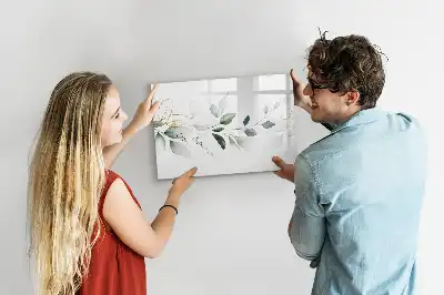 Lavagna magnetica versione con design astratto
