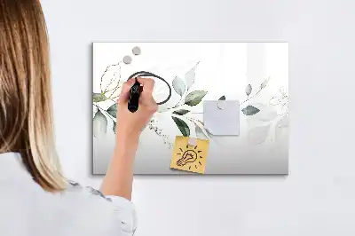 Lavagna magnetica versione con design astratto