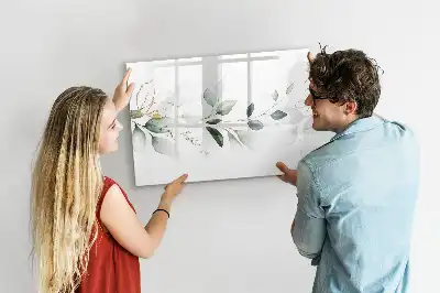 Lavagna magnetica versione con design astratto