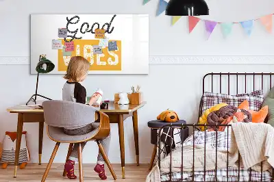 Lavagna magnetica per disegnare con frase ispiratrice