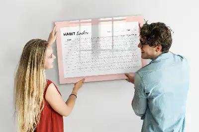 Lavagna magnetica per scrivere tracciatore di abitudini