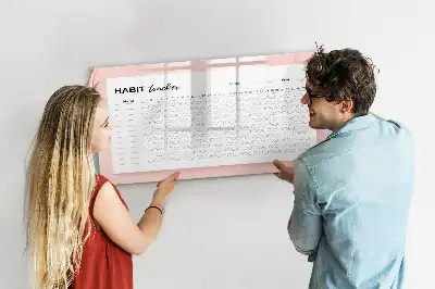 Lavagna magnetica per scrivere tracciatore di abitudini